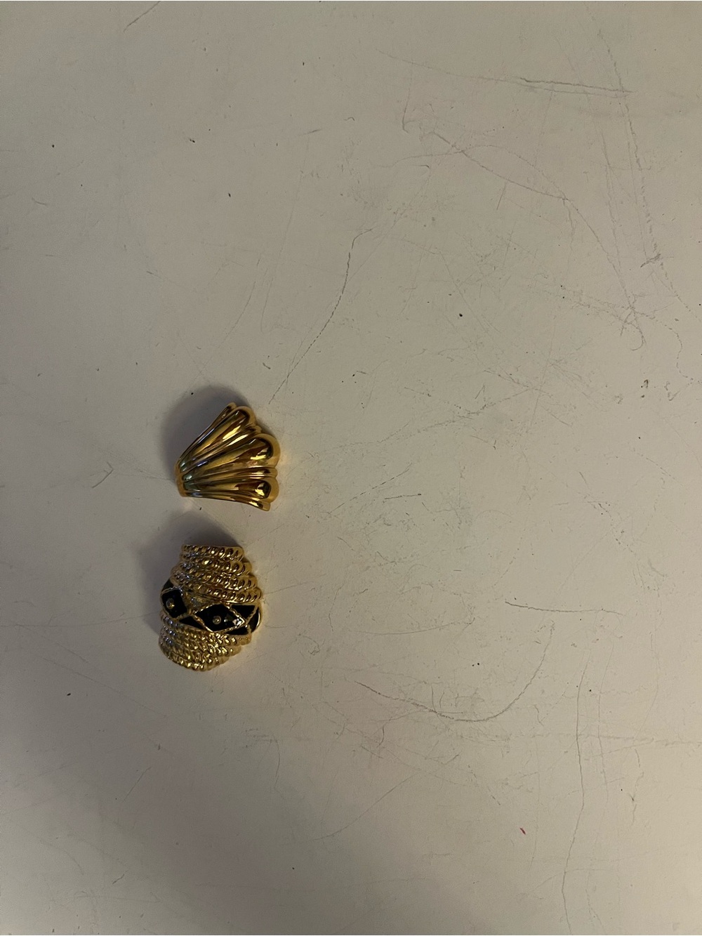 Gold Tone Slide Charms